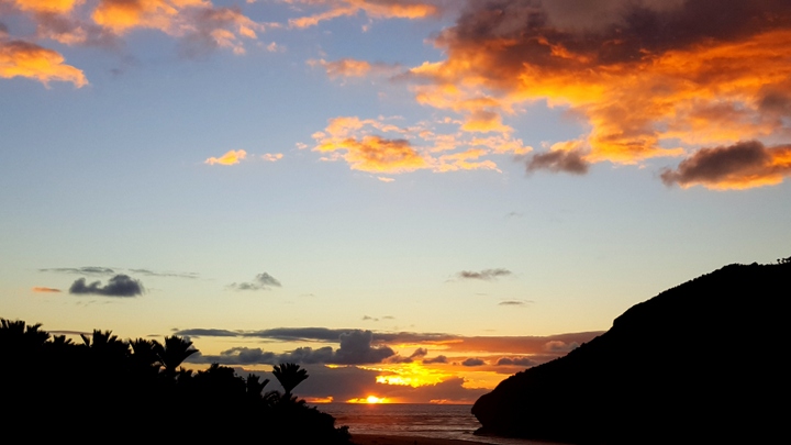 Heaphy sunset