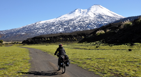 Judit close to Laguna Verde