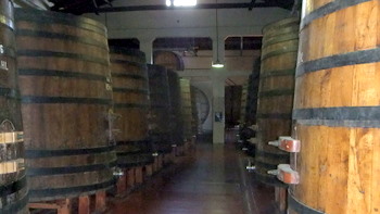 Toneles en la Bodega López