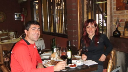 Comiendo en la Casa de Campo