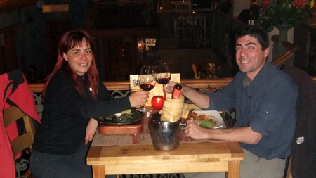 Having diner at Como Agua para Chocolate