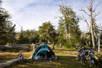 Camp at Lake Yehuin