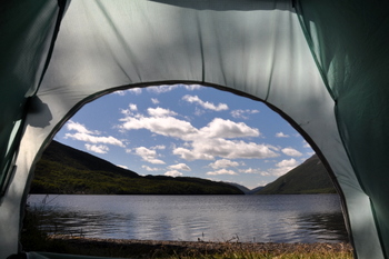 View from the tent