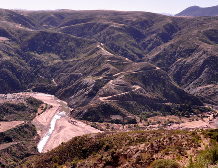 Climb after crossing the Pilcomayo river