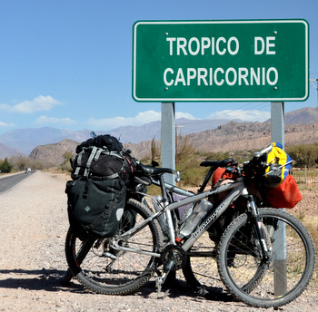 Cruzando el Trópico de Capriocornio