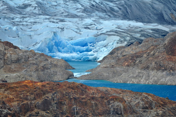 Upsala front at the Laguna Azul