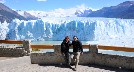 Judit and Cèsar at the boardwalks