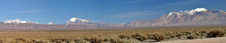 Panorama of the cordillera