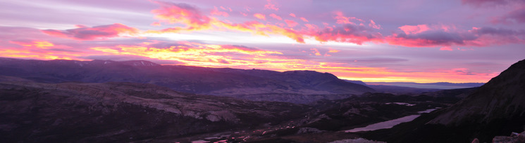 Sunrise from Laguna de los Tres