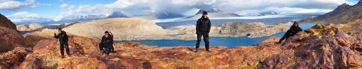 Upsala panorama with 4 Judits
