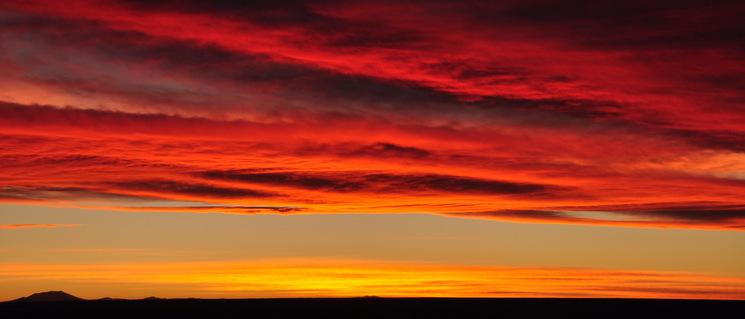 Sunset at el Salar