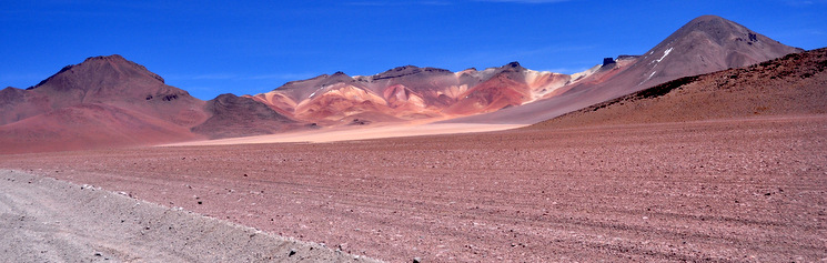 Ice cream mountains with hot chocolate topping