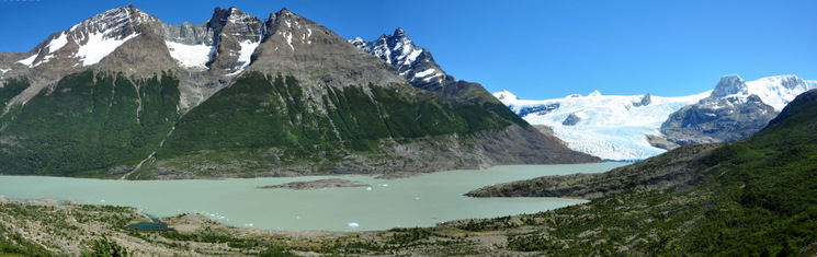 Panorama del glaciar Dickson Panorama del glaciar Dickson